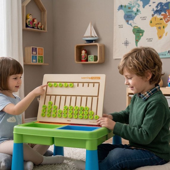 Viga Toys Abėcėlės mokymo jutiklinė lentelė