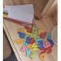 TOOKY TOY Montessori abėcėlinis galvosūkis, mokymasis raidžių, žodžių, gyvūnų, 57 vnt.