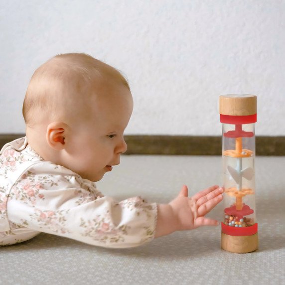 TOOKY TOY dėžutė XXL Montessori švietimo 6in1 pojūčių dėžutė 0-6 mėnesiai