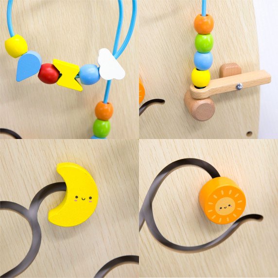 Montessori ARKA sensorinė manipuliacinė sienelė