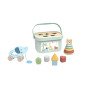 TOOKY TOY Rūšiavimo dėžutė 3 viename Blokai Piramidės Dramblys