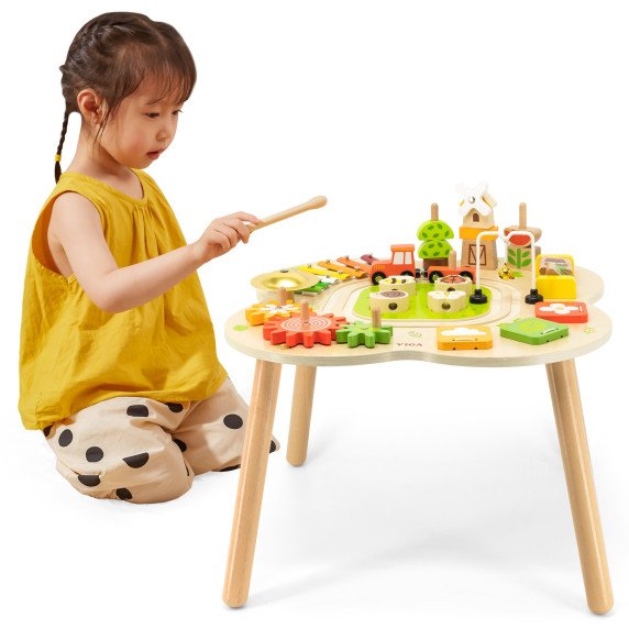 VIGA PolarB Edukacinis stalo veiklų piramidės simboliai Montessori jutimo produktyvūs.