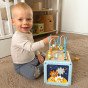 TOOKY TOY Medinis veiklos kubas Erdvės rūšiavimo labirintas