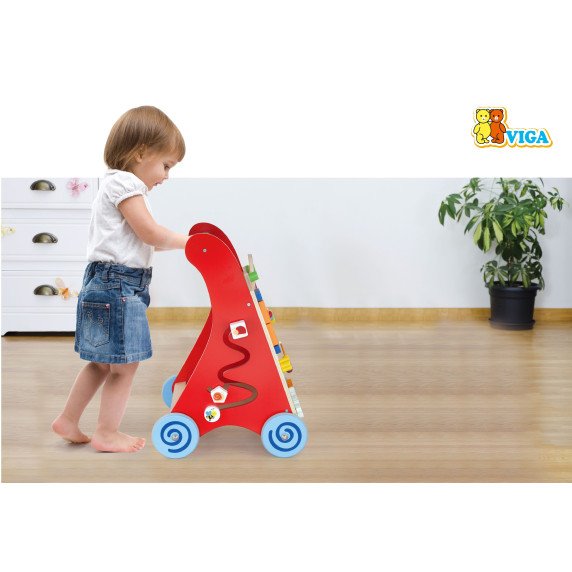 Viga toys Mokomasis Pasivaikščiojimo Vežimėlis vaikams Montessori'ai