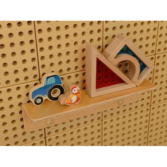 MASTERKIDZ Aksesuarų lentyna 40 cm - MOKSLO IR KŪRYBIŠKUMO lentynėlis STEM mokslui