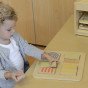 MASTERKIDZ Montessori dvipusės taktilinės vaizdinės dėlionės kubai