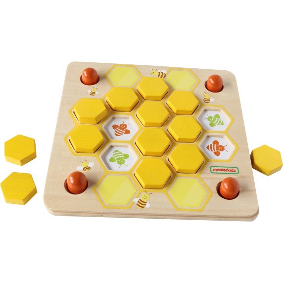 MASTERKIDZ Montessori Bitės ir Bičių Švietimo Lentos Atminties Mokymosi Žaidimas