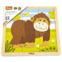 VIGA Patogus Medinis Gorilos Puzzle 9 dalių