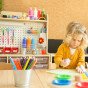KLASIKINIS PASAULIO EDUKACINIS plastikinis spintelė reikmenims