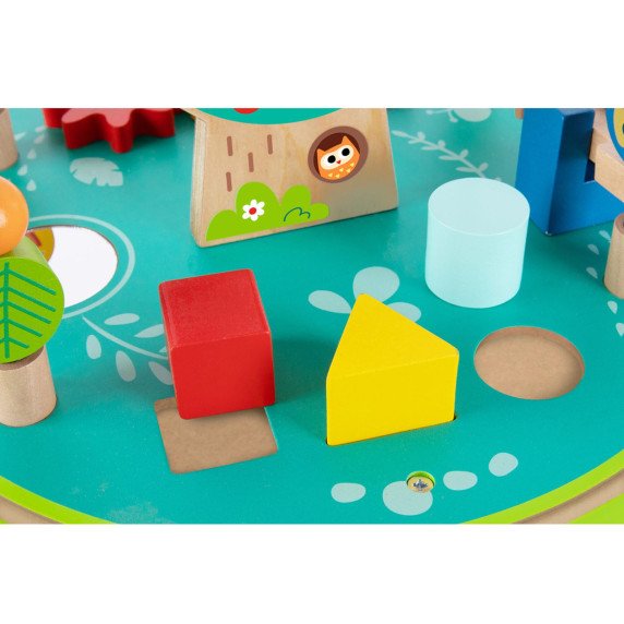 Medinis žaidimų stalas TOOKY TOY su varikliniu kilimu