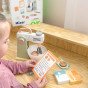TOOKY TOY Medinis Maišytuvas Pastelinis Priedų Rinkinys