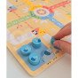 TOOKY TOY Loginiai stalo žaidimai 2 į 1 Ludo Ludo + Išlaisvink gyvūnus
