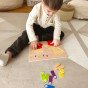 TOOKY TOY Edukacinė medinė dėlionė Rankos lavinimas, skaičiavimas ir spalvos