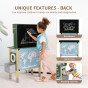 TOOKY TOY Medinis virtuvėlės rinkinys 9 in 1 buitinės technikos priedai Map