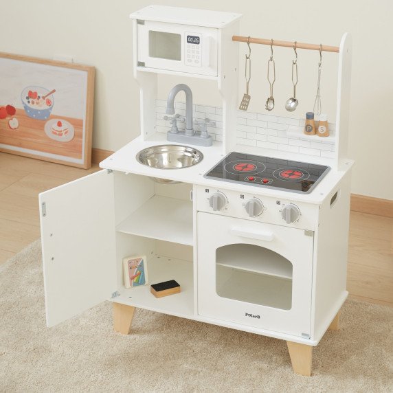 VIGA PolarB medinis virtuvinis komplektas su šviesos ir garso efektais + priedai