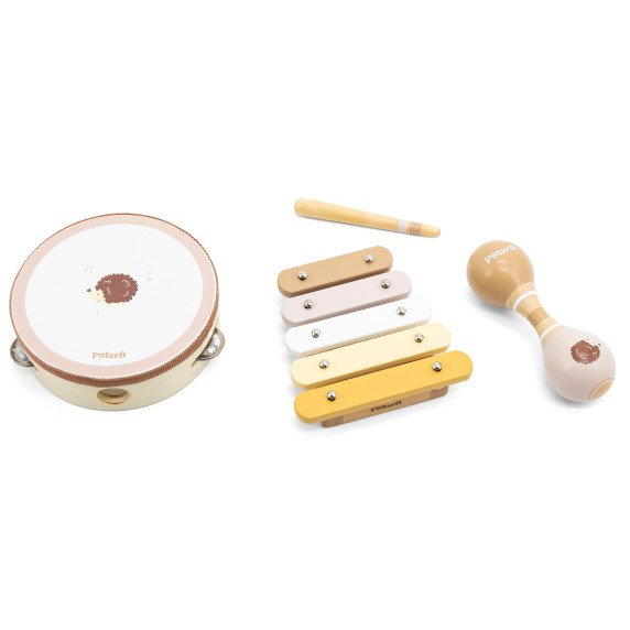 VIGA PolarB muzikos rinkinys Hersas Būgnas Ksilotofonas