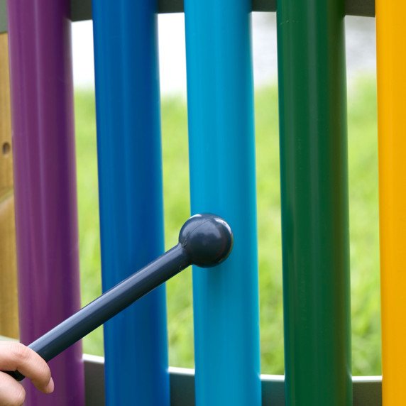 MASTERKIDZ Spalvingos, laisvai stovinčios būgnai, 95 cm