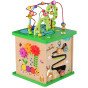TOOKY TOY Edukacinis Kubas su Rūšiavimo Labyrintu ir Susipynusiais Gyvūnais