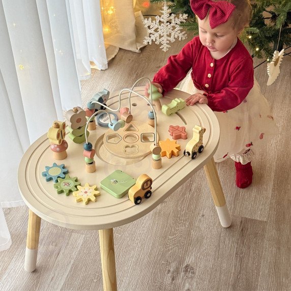 TOOKY TOY Medinis safari veiklos stalas