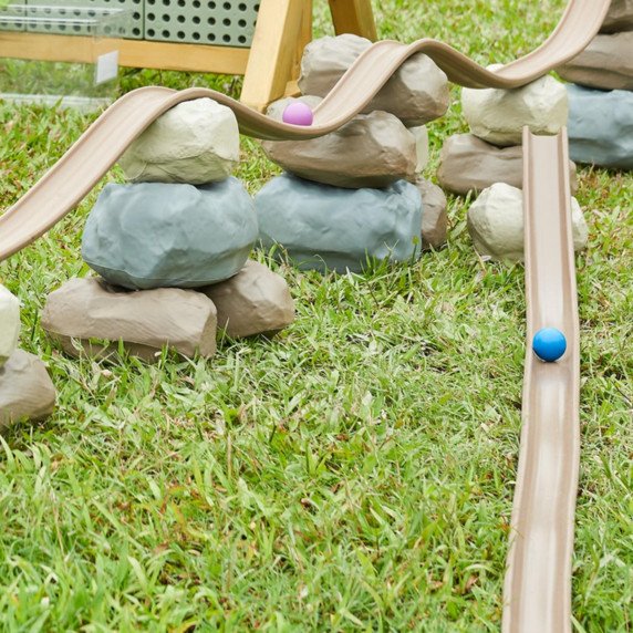 MASTERKIDZ kamuolysų takelis, skirtas dėti 2 juostas