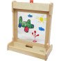 MASTERKIDZ 2-in-1 stalas tapybai su langeliu ir juodraščio stovu