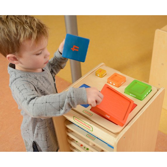 MASTERKIDZ Medinis piramidės mokomasis skaičiavimo ir spalvų Montessori užsakymas
