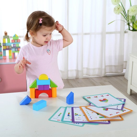 TOOKY TOY Medinis blokų žaidimas