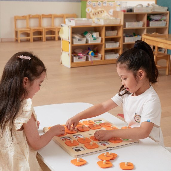 VIGA Atminties žaidimas Atspėk paveikslėlius 10 kortelių Montessori Didelės