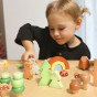 TOOKY TOY miško rinkinys, sudėtiniai dėlionės blokai figūroms