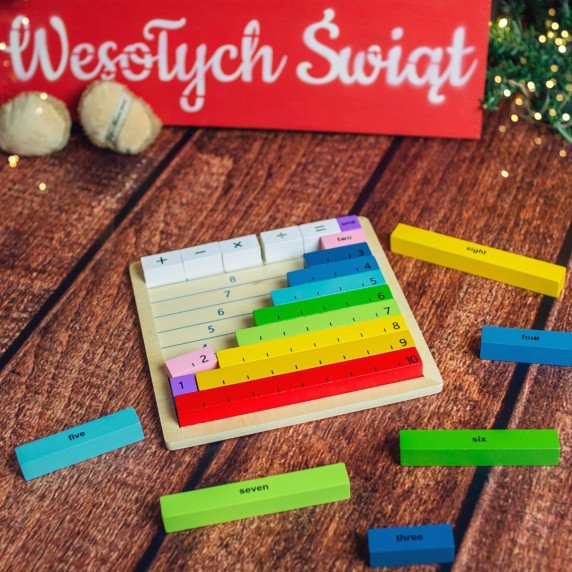 TOOKY TOY Medinis Skaičiuoklių lenta, skaičiavimo skaičiavimas