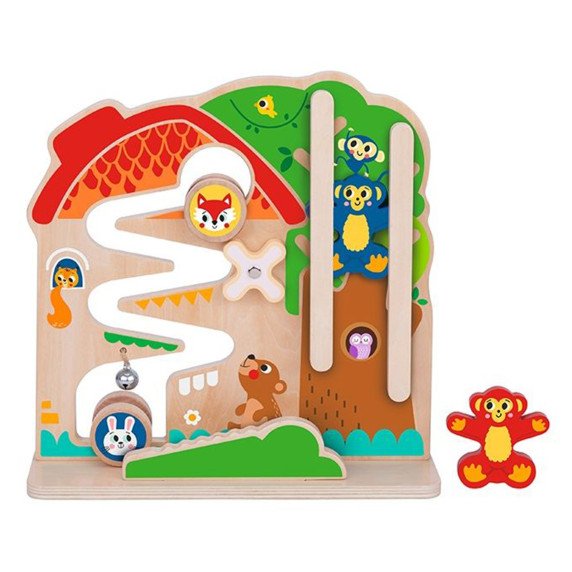 TOOKY TOY Medinis Montesori manipuliuojamas lankas