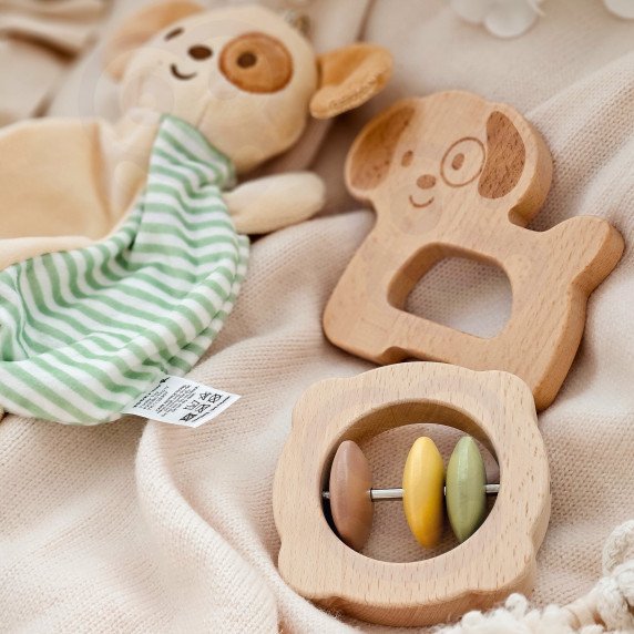 TOOKY TOY Šuniukas Ratai Dovana Rinkinys