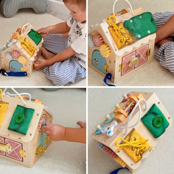 TOOKY TOY Medinis Manipuliavimo Namelis