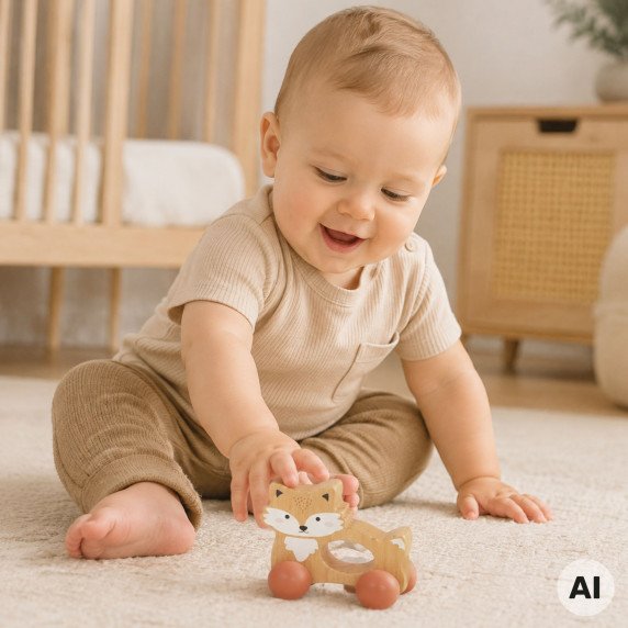 TOOKY TOY pojūčių dovanų rinkinys vaikams nuo 9 iki 12 mėnesių