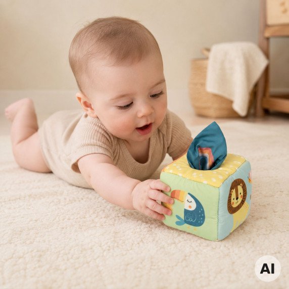 TOOKY TOY Jutiklinių žaislų rinkinys kūdikiams nuo 3 iki 6 mėnesių