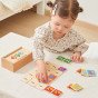 Viga Medinis Atminties Žaidimas Memo Gyvūnai Mokomasis Vaikams nuo 3 metų
