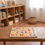 TOOKY TOY Puzzle Montessori Abėcėlės galvosūkis su smeigtukais
