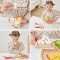 VIGA Medinis Picos Pjaustytuvas Virtuvės Rinkinys 27 Dalys Vaikams nuo 18 mėn.