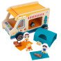 TOOKY TOY Mediniai kempingavimo veikėjai