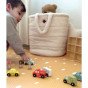 TOOKY TOY rinkinys iš medinių transporto priemonių ir eismo ženklų dėžutėje