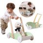 Viga PolarB medinis 2-in-1 vairuojamas vežimėlis/-žagždė/-pūtiklis