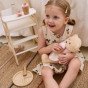 VIGA PolarB medinių lėlių maitinimo krepšio rinkinys - su buteliu ir kelnėmis