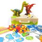 WOOPIE Dinozaurai statybiniai blokai su 3D surinkimo rinkiniu