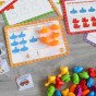 WOOPIE Montessori spalvų rūšiavimo ir skaičiavimo mokymo rinkinys, 2 vnt.