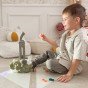 Elektrinė traukinio lokomotyvas WOOPIE dominų blokams Dinozauras žalias - 8 VNT.