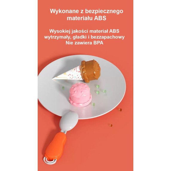 Woopie ledinis kavinės žaidimų rinkinys virtuvėje kuprinei 36 vnt.