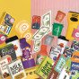 WOOPIE Mini Market Interaktyvus Kasa Skeneris Priedai Garsai Šviesa
