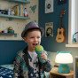 WOOPIE Daugiafunkcinė RGB lempa „Bluetooth“ garsiakalbis „Karaoke“ balsų moduliatorius SD kortelė AUX Turkio spalva