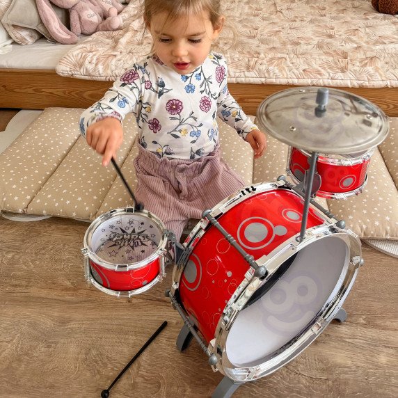 WOOPIE švietimo būgnų rinkinys vaikams mokytis muzikos