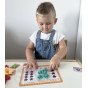 WOOPIE Montessori edukacinis rinkinys skaičiuoti mokymosi spalvų rūšiavimo jūroje ir žemėje 111 vnt.